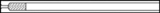 Liner spltls sngl tpr wool 4mm 5pk V-B
