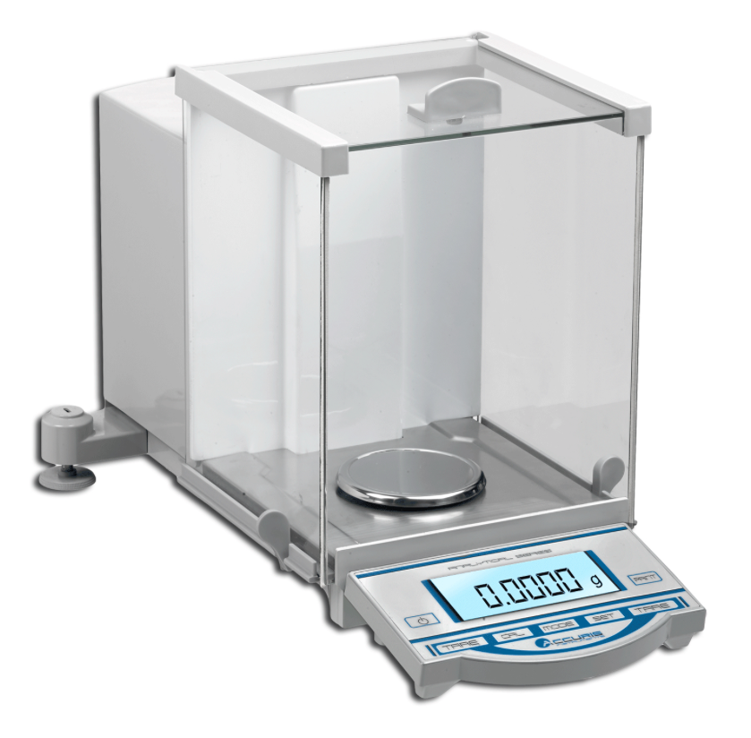 Accuris Analytical Balance, 210 grams,readability 0.0001grams, 115V